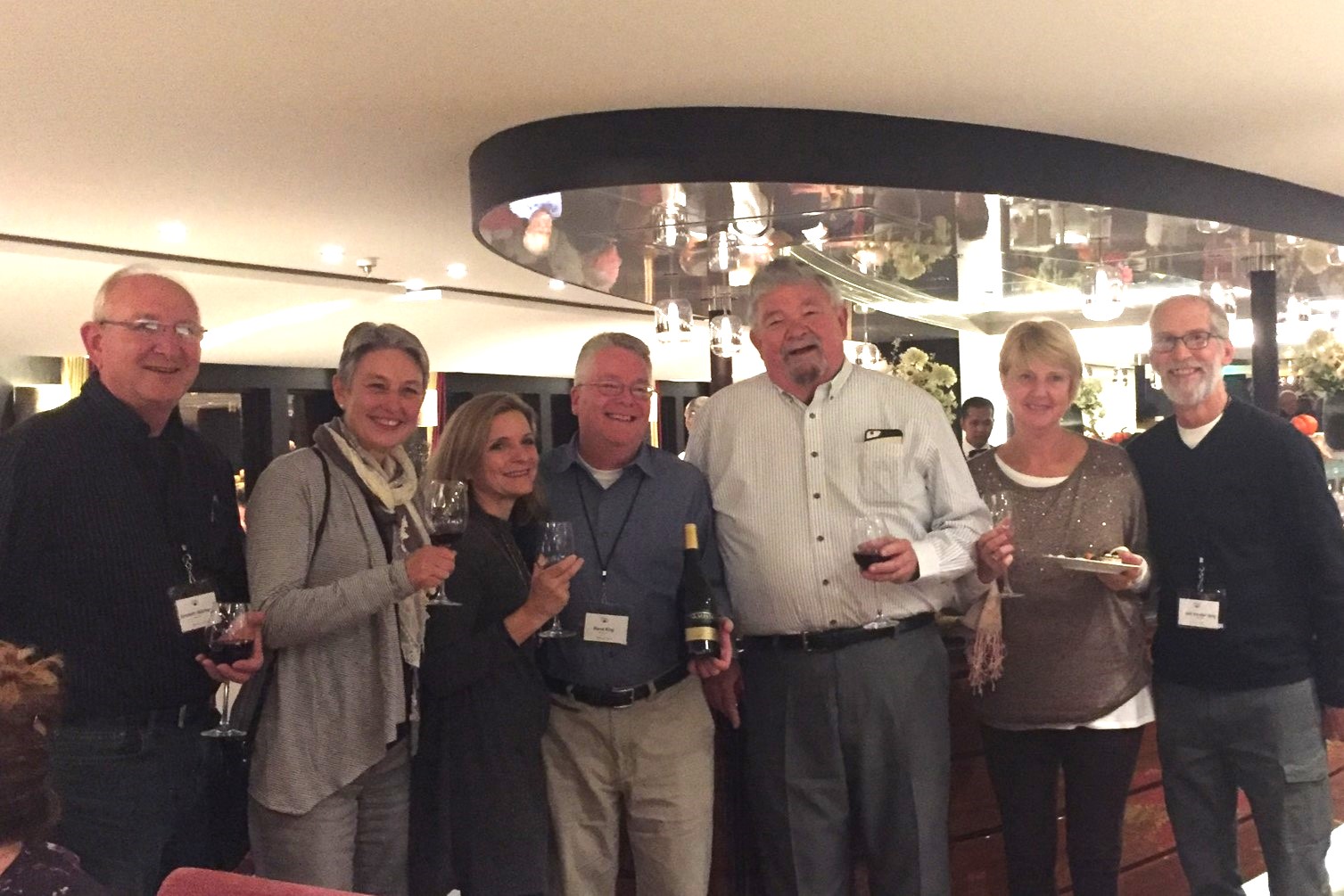 Amista Proprietor Mike with Club Members on Danube Wine Cruise