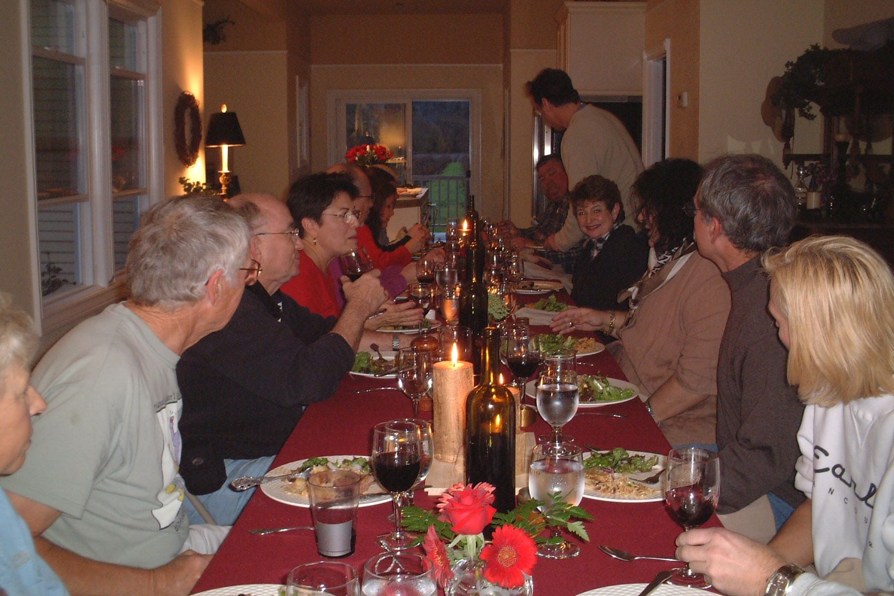 Dinner Garage Syrah Bottling Party Amista Vineyards