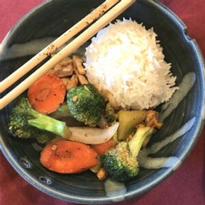 Vicky’s Chicken Broccoli Stir Fry