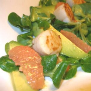 Hallie’s Seared Scallop & Grapefruit Salad
