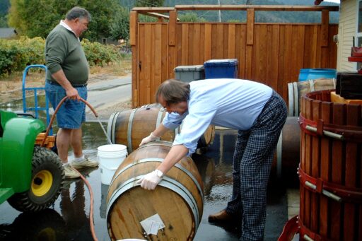 How do you Press Syrah in Your Garage?