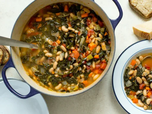 Vicky’s White Bean Stew with Kale